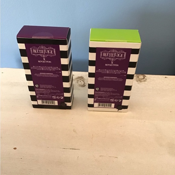 Beetlejuice x Revolution Adam and Barbara Cake eyeliner liner duo New In box - Picture 5 of 6